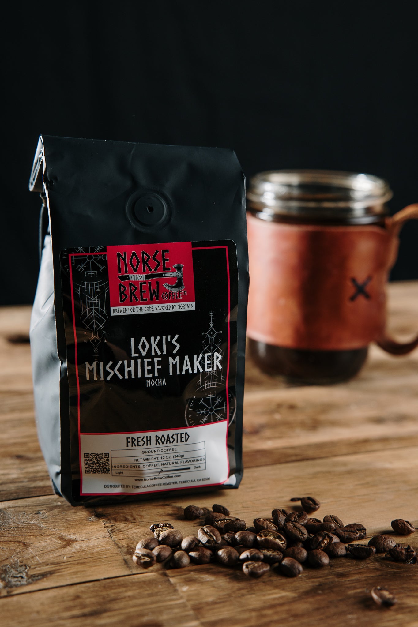 Loki's Mischief Maker Medium Roast Mocha Flavored Coffee